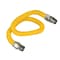 Flextron Gas Line Hose 5/8'' O.D.x24'' Len 3/4" FIPxMIP Fittings Yellow Coated Stainless Steel Flexible FTGC-YC12-24P - alternate 1